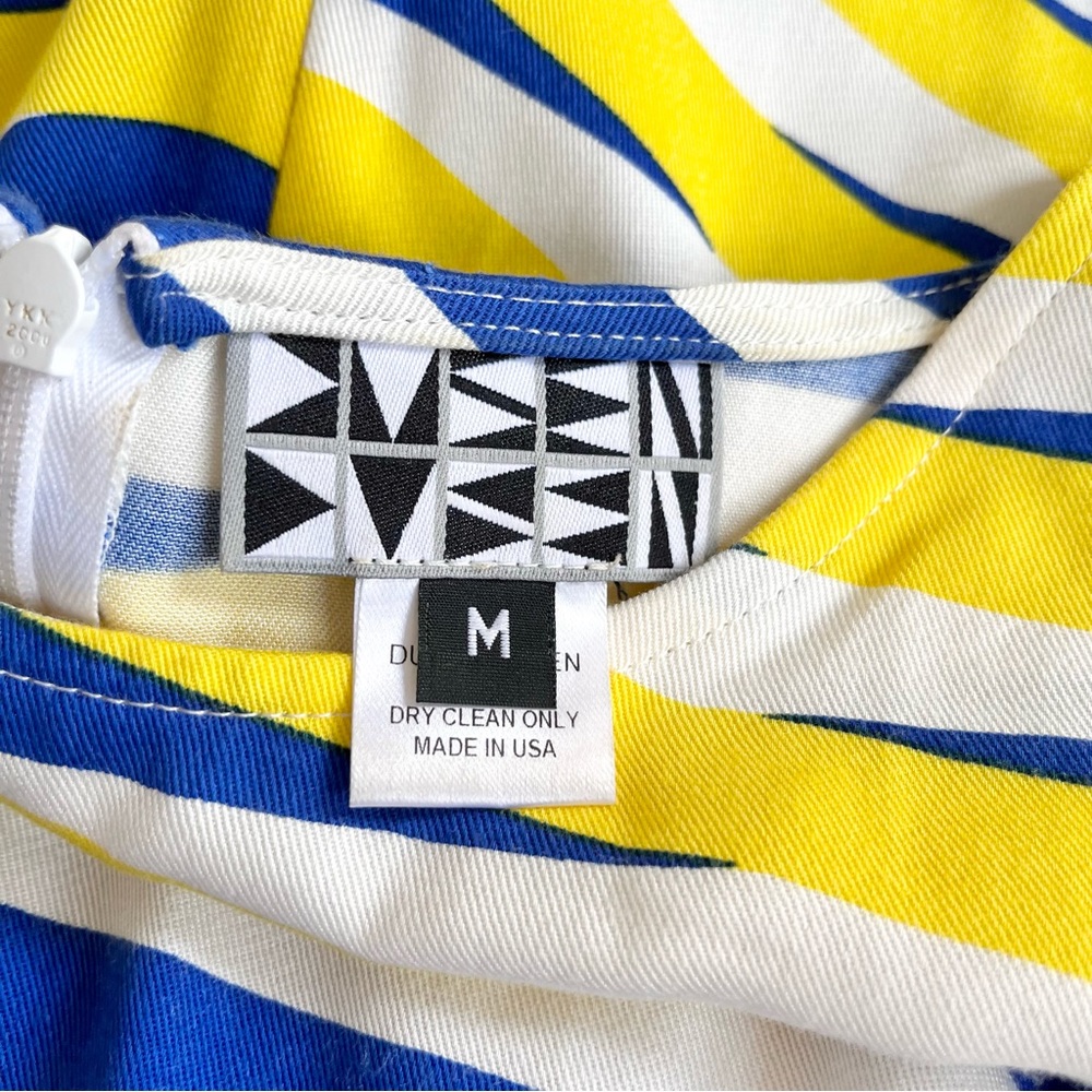 Dusen Dusen Blue Moire and Objects boxy short sleeve dress - Picture 8 of 9